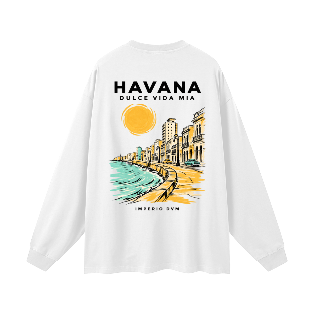 Havana Oversized Long Sleeve Graphic T-Shirt