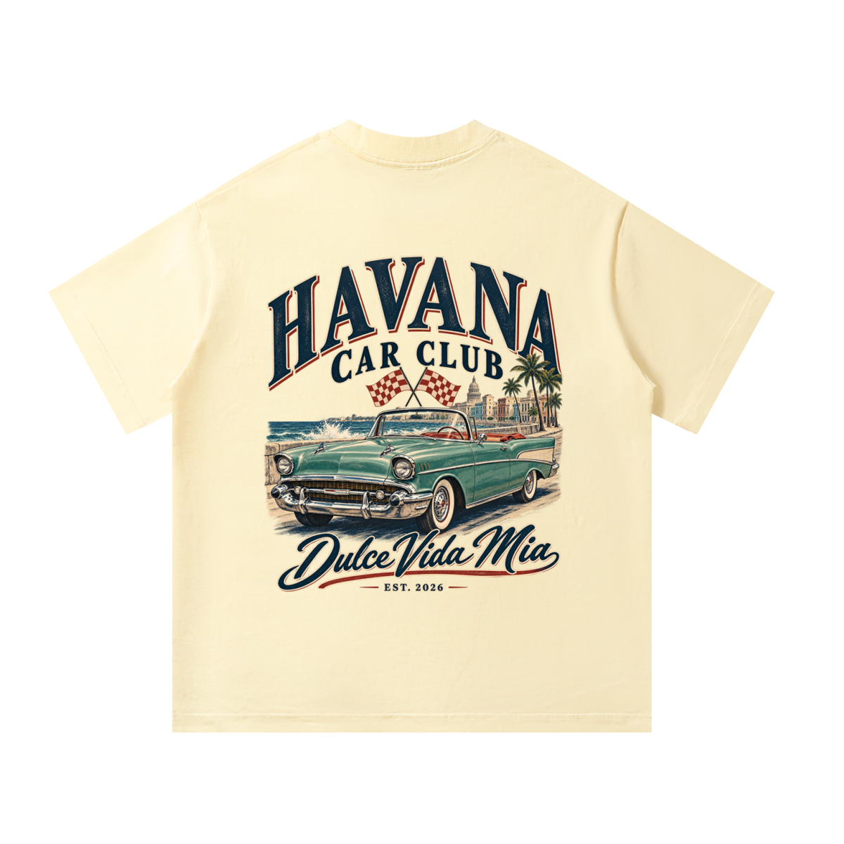 Havana Classic Car Back Print Tee