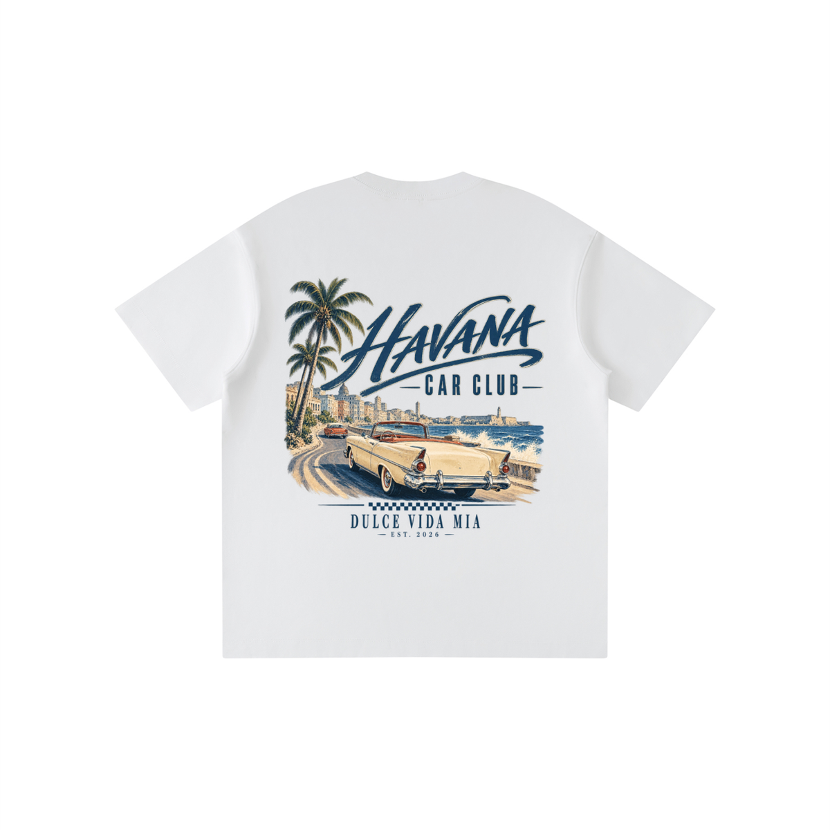 Kids Havana Coastal Drive Back Print Tee