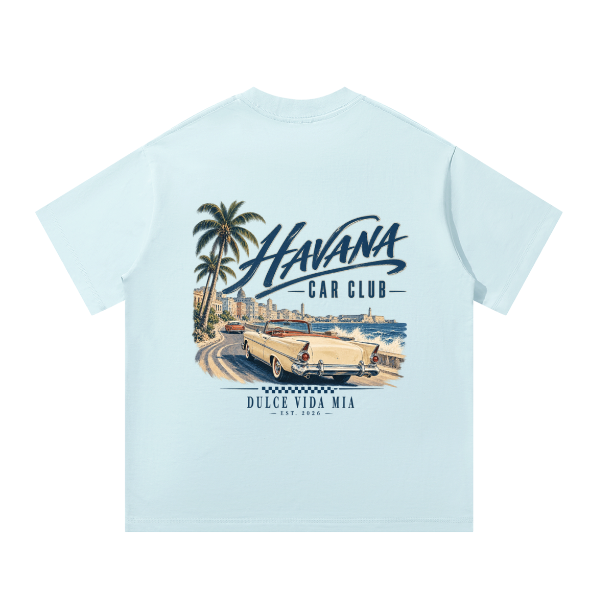 Havana Coastal Drive Back Print Tee