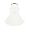 Women's Collared Halter A-Line Tennis Dress