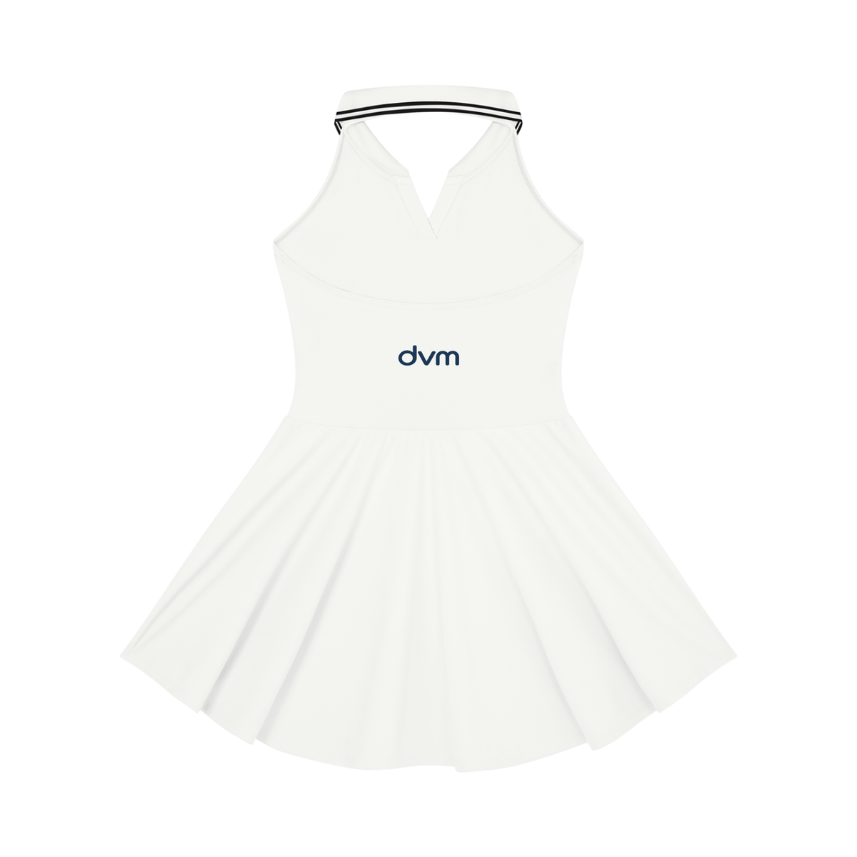 Women's Collared Halter A-Line Tennis Dress