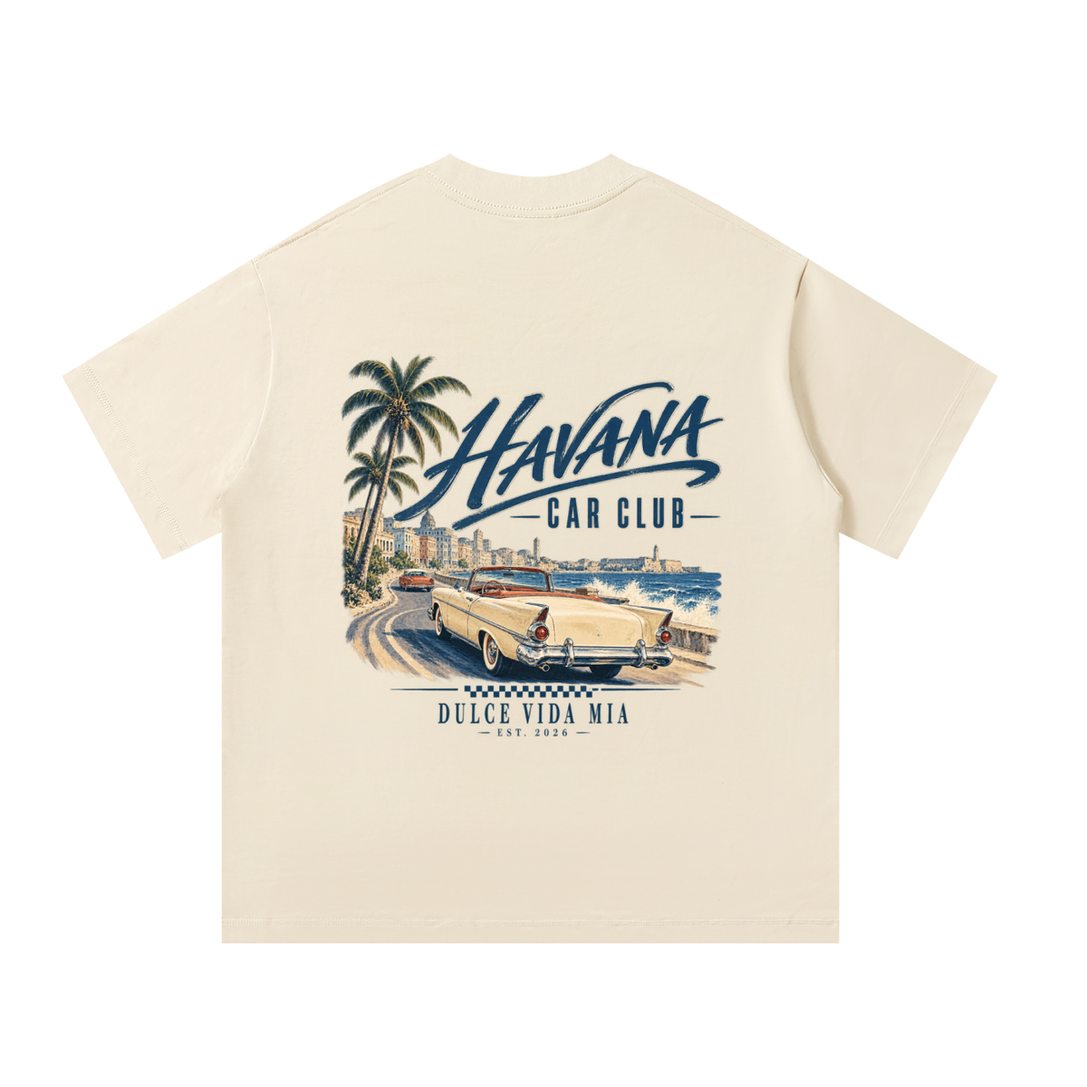 Havana Coastal Drive Back Print Tee