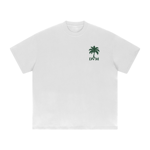 Green Palm Heavyweight Cotton T-Shirt