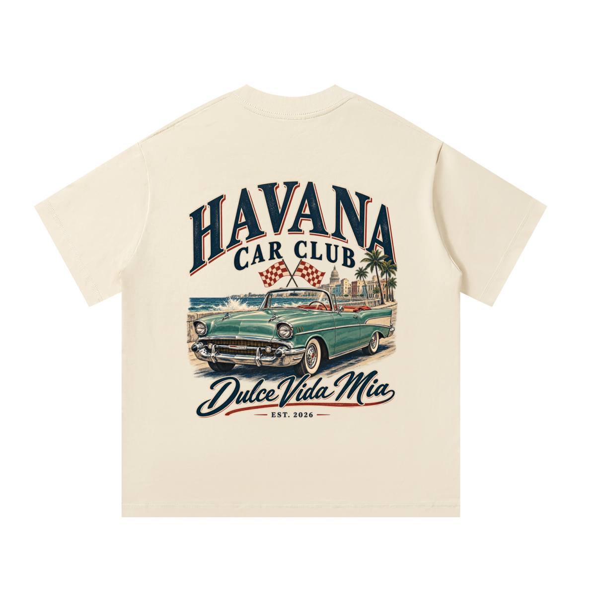 Havana Classic Car Back Print Tee